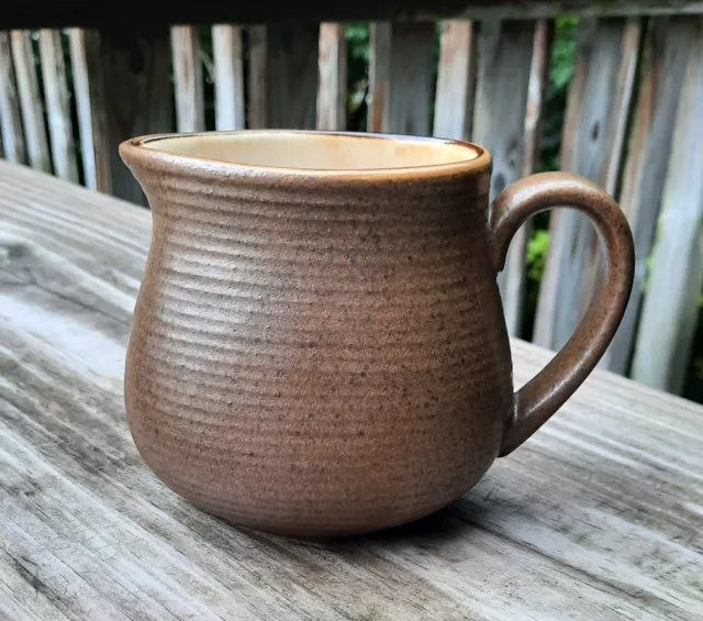 Sango Carousel Light Brown Creamer Stoneware