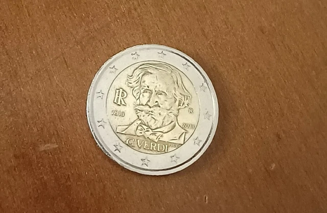 Moneta Rara MONETA 2 EURO - Rara - Giuseppe Verdi - Italia 2013 Circolata EUR 4,00 ...