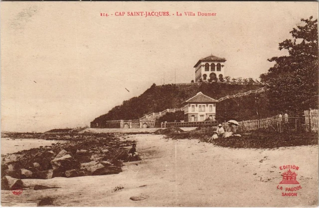 CPA AK VIETNAM CAP-SAINT-JACQUES La Villa Doumer INDOCHINA (1222924)