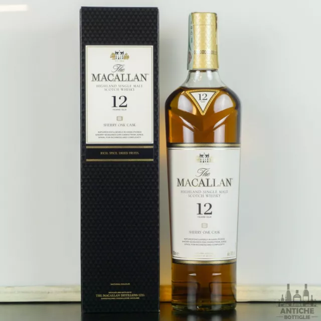 The Macallan Single Malt Scotch Whisky 12 Years Old Sherry Oak 70 Cl 40°