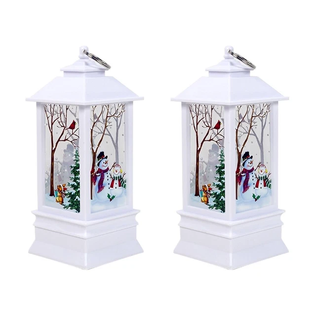 2 Count Lanterne De Décoration De Noël Décor De Noël Musique