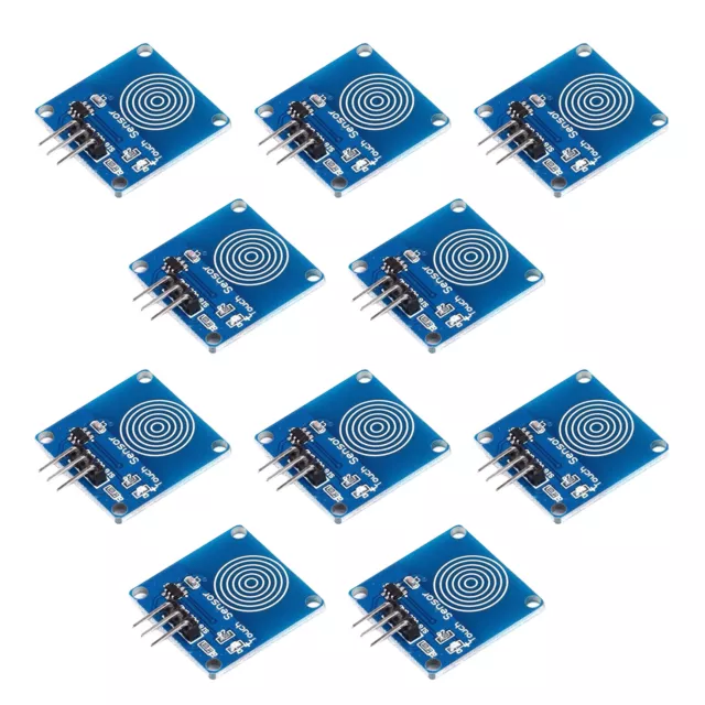 10Pcs TTP223 Jog Digital Touch Blue Digital 1 Channel TTP223B Sensor Module n