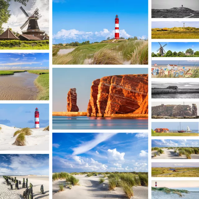 Atemberaubende Nordsee Bilder als Leinwand, Wandbilder Strand Meer Maritim Natur