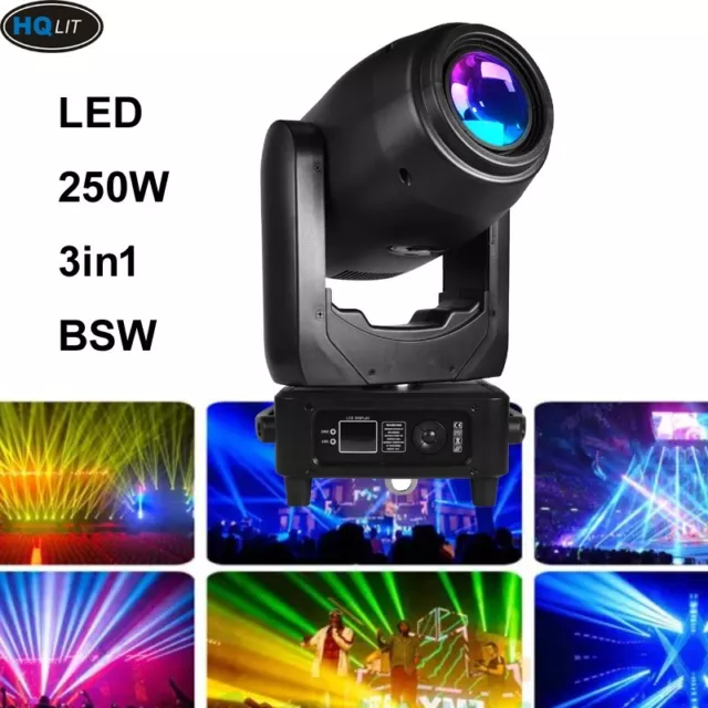 LED 250W BEAM spot wash 3in1 zoom moving head light 3 in 1 DJ stage