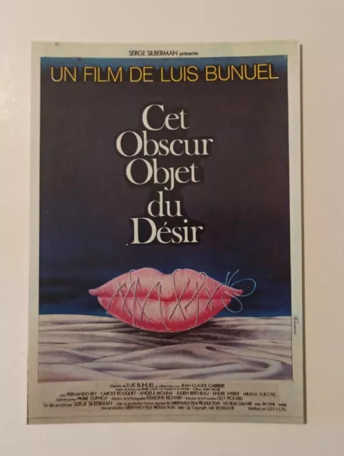 movie postcard this obscure object of desire Fernando Rey Carole Bouquet
