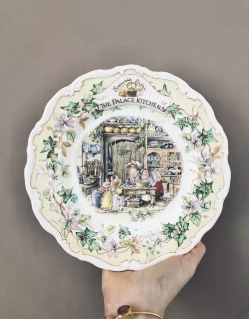 Royal Doulton Brambly Hedge Plate The Palace Kitchen Ceramic Collectors Plate