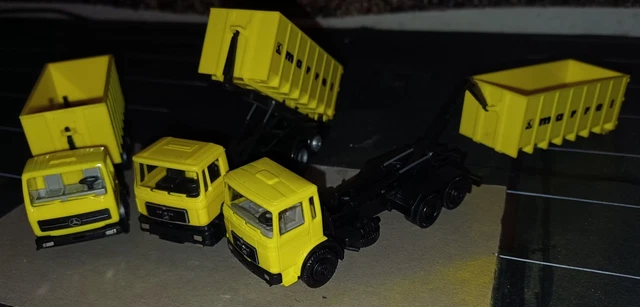 Miniature IVECO Trakker 6x6 benne avec porte-engin TU4 HERPA HER317184 | Collect World
