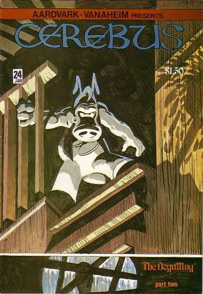 CEREBUS #24 VG, Dave Sim, The Aardvark-Vanaheim Comics 1981 Stock Image