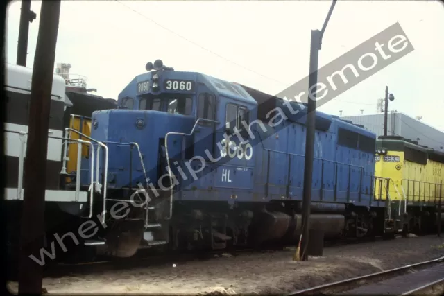 Original Slide Helm Financial HATX 909 EMD SD40-2 Proviso ILL 4-95