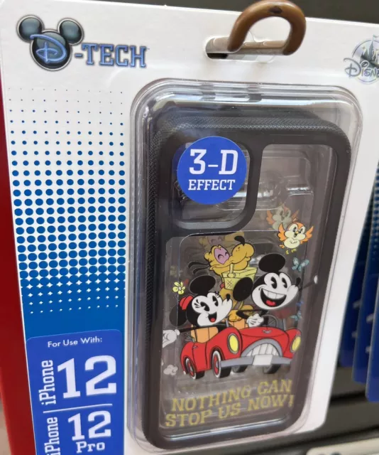 DISNEY PARKS Mickey & Minnie Nothing Can Stop Us Now! iPHONE 12/ 12 Pro Case New