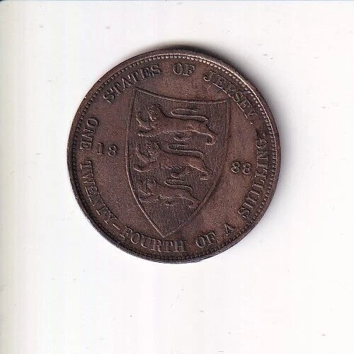 Jersey  1/24 Shilling  1888 Km7