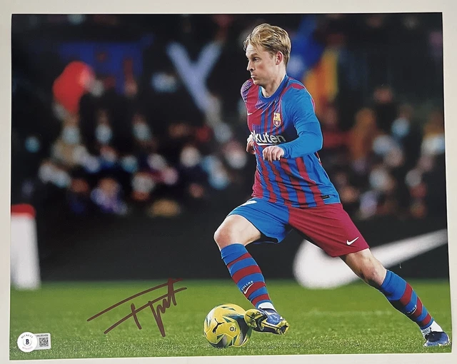 Frenkie De Jong Signed Match Attax Card With COA