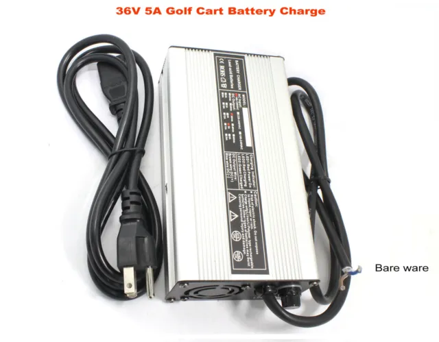 36 Volt 5A Golf Cart Battery Charger For Star Ez Go Club Car TXT Yamaha No Plug