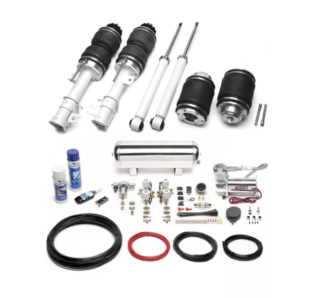 Ta technix Air Châssis + Compresseur Argent pour Alfa Romeo Fiat Opel Corsa Adam