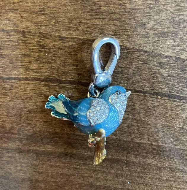 Juicy Couture 2010 Pave Blue Bird Charm YJRU3871