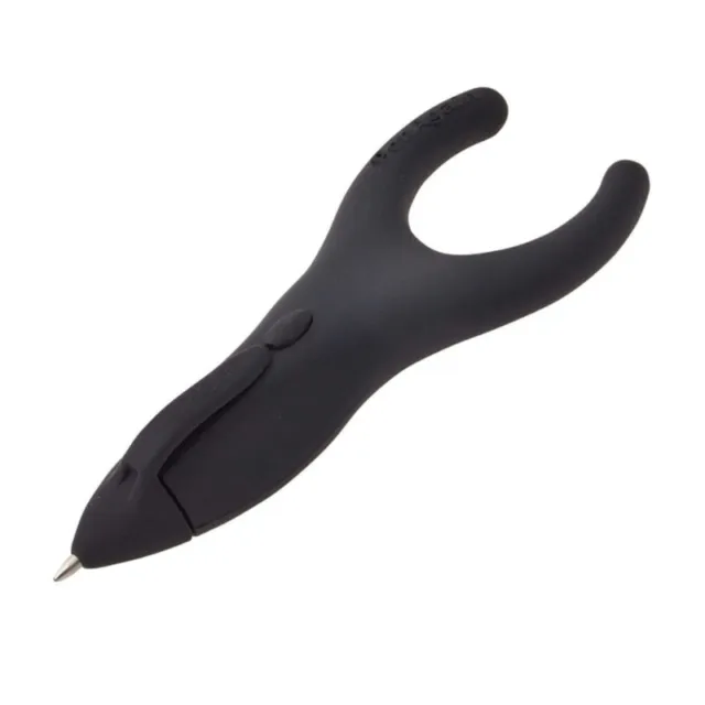 PenAgain Ergo-Sof Rétractable Stylo à Bille , Noir, Noir Encre