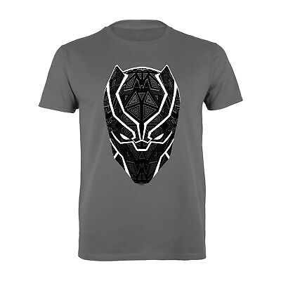 Official Marvel Black Panther T'Challa Mask  Youth  T-Shirt