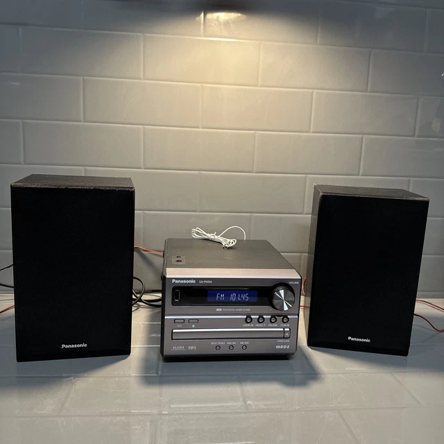 Panasonic SA-PM02 CDプレーヤー USB AUX FM/AM Panasonic SA-PM02 - YouTube