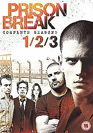 Prison Break: Complete Seasons 1-3 DVD (2008) Dominic Purcell cert 15 18 discs