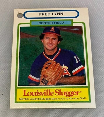 Angel 1981-93 Louisville Slugger Fred Lynn PSA 6 California Angels 