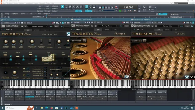 VIlabs True Keys - 3 virtuelle Software Pianos VST