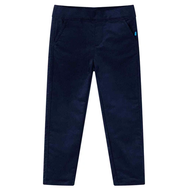 Pantaloni da Bambino Blu Marino Scuro 140 vidaXL