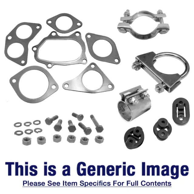 1x Replacement Exhaust Petrol Cat Catalytic Converter Fitting Kit For BM90797