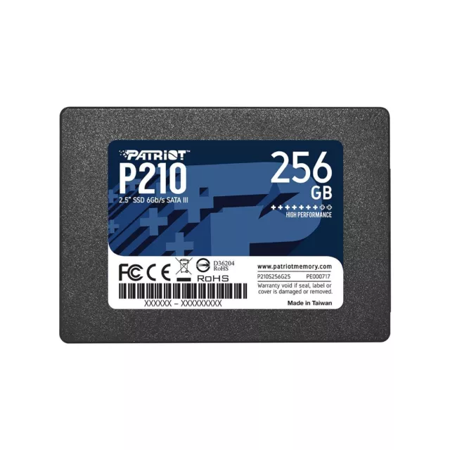 Patriot P210 256GB SSD 2.5" SATA III 6GB/s Internal Solid State Drive For PC/MAC