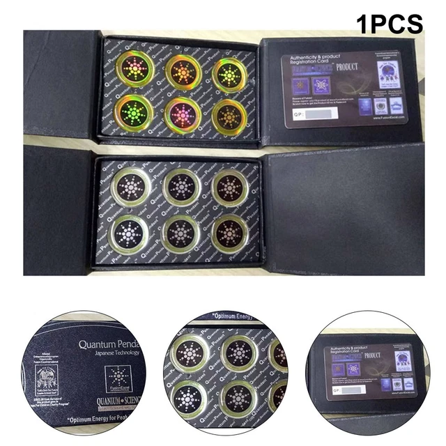 Quantum Anti Radiation Shield 5G EMF Protection-Phones Laptops -6 Stickers  New