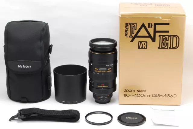 【MINT- BOXED】Nikon AF Zoom Nikkor 80-400mm f/4.5-5.6 D ED Lens From JAPAN