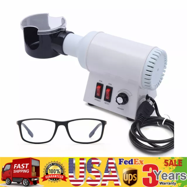 Eyeglasses Frame Warmer Hot Air Temperature Adjustable Optical Frame Heater US