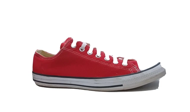 Converse All Star Red Unisex Women's Size 12 Men's Size 10 Low Top
