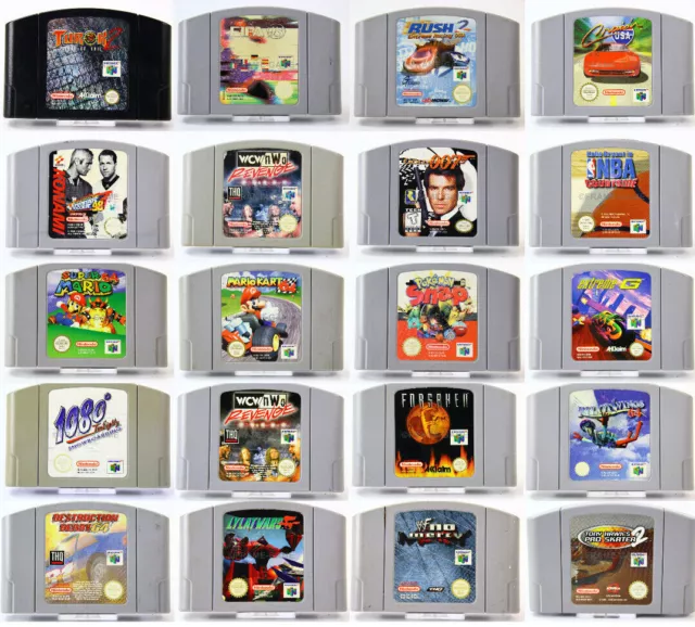 Nintendo 64 N64 Module Spiele Retro Klassiker Konvolut Sammlung Mario Auswahl