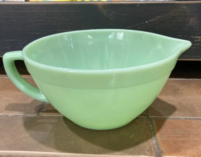 Vintage Fire King Mixing Jadeite Batter Bowl