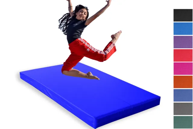 Crash Landing Exercise Gymnastics Mats Shock Absorbing Foam 7 Sizes 10 Colours