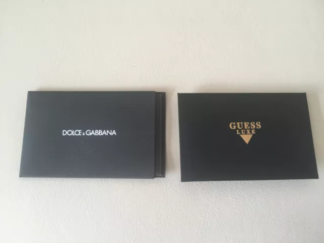 Certificats de garantie vierges Dolce Gabbana et Guess Luxe