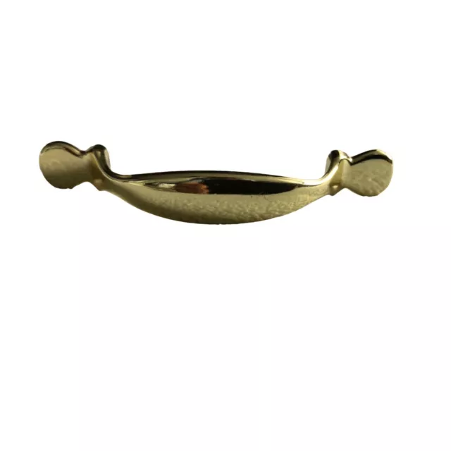 Vintage Solid Brass Cabinet Handle Drawer Pull Hardware