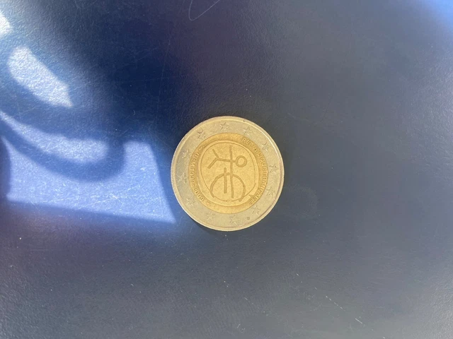 Pièce rare de 2 euros - Commémorative république française - UEM 1999 -2009