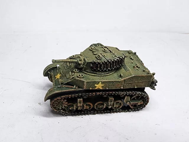 Vintage Old Glory 15mm Metal WW2 Tank Painted USA Army Military Miniature Camo