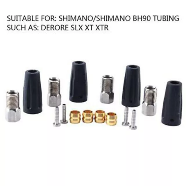 BH90 Hydraulic Disc Brake Hose Olive Connector Insert for Shimano Set of 8