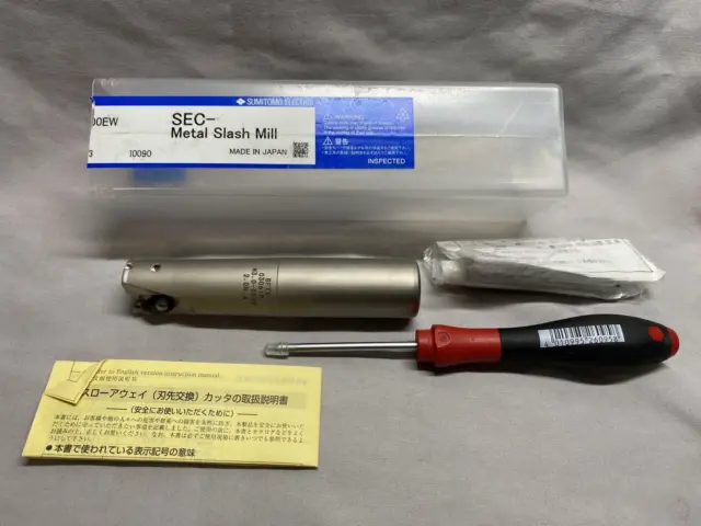 Sumitomo 1" MSX31000EW High Feed Indexable Endmill - 4.781 OAL, 2.500 Cut Length