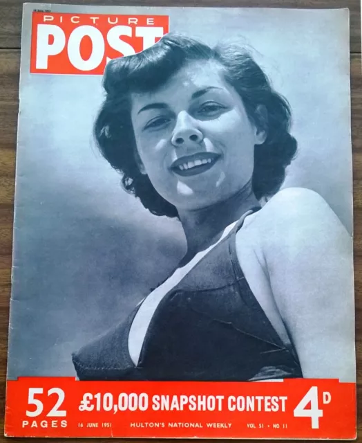 PICTURE POST Magazine, 1/5/1951. Nazis Coming Back? Female Cricketers, The Goons