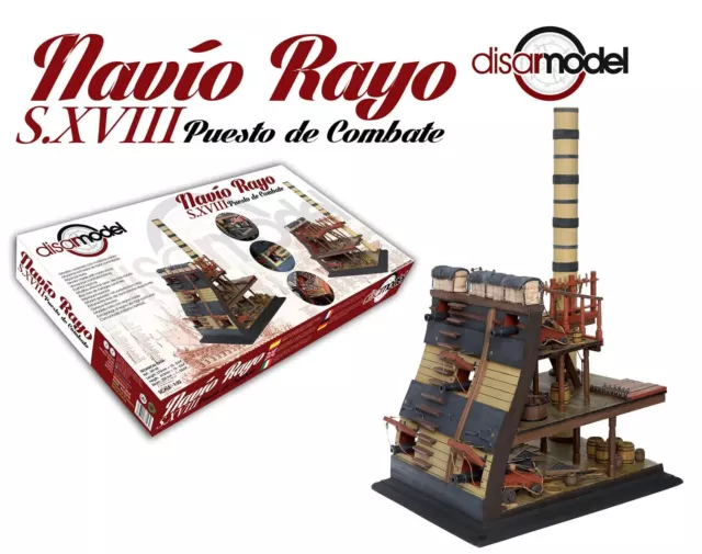 Disarmodel 20148 NAVÍO RAYO S.XVIII Puesto de Combate - 1:32 - Kit di montaggio