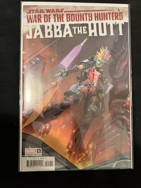 Star Wars War Of The Bounty Hunters Jabba The Hutt 1 1:25 Variant Nm Marvel 2021