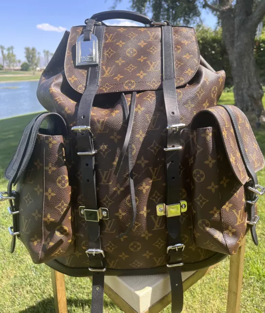 AUTHENTIC Louis Vuitton Christopher Backpack XL/Gm Macassar RUNWAY 2004  Limited for Sale 
