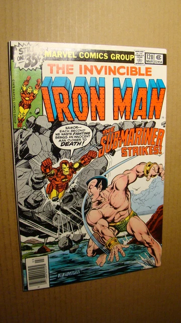 Iron Man 120 *High Grade* 1975 Vs Sub-Mariner 1St Justin Hammer Js65