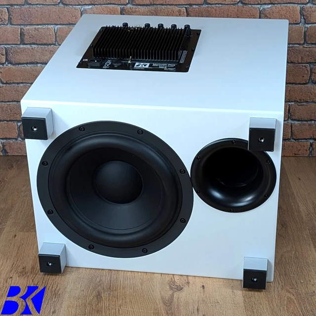 BK ELECTRONICS MONOLITH Plus-DF- Subwoofer All New MK 2 in Satin White ...
