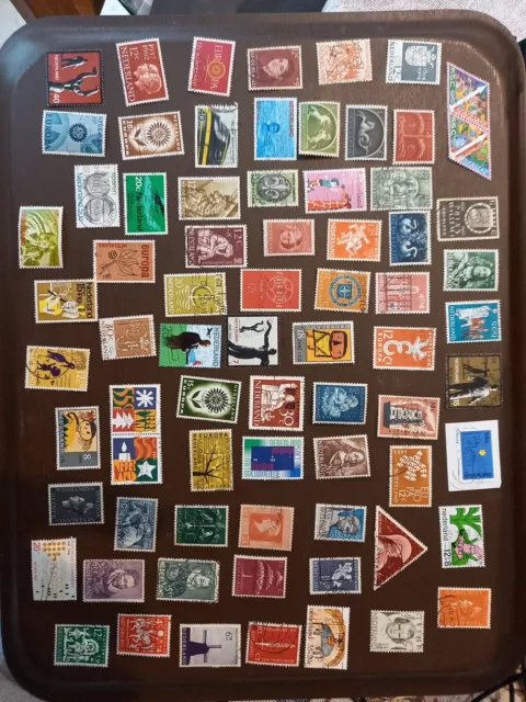 PAYS-BAS - Lot de 70 timbres Pays Bas - oblitérés