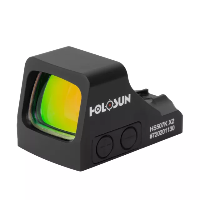 Holosun HS507K X2 2 MOA Dot & 32 MOA Circle Red Dot Handgun Pistol Sight