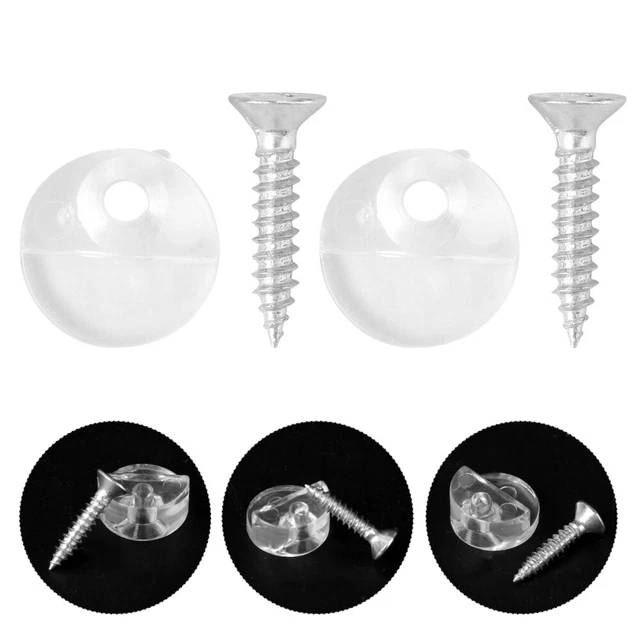 20 Pcs Porte-verre Clips De Suspension Miroir Étagère Porte-cintre
